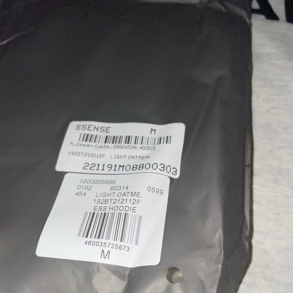 ESSENTIALS FEAR OF GOD “LIGHT OAT” HOODIE - Picture 9 of 9